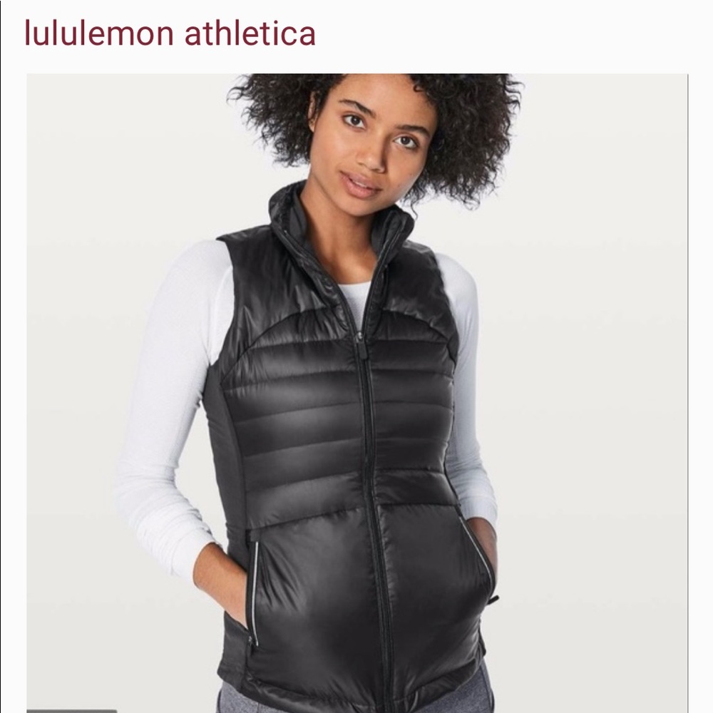 LuluLemon down for a run vest (4) packable vest very lightweight